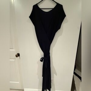 COS Black Wrap Jumpsuit